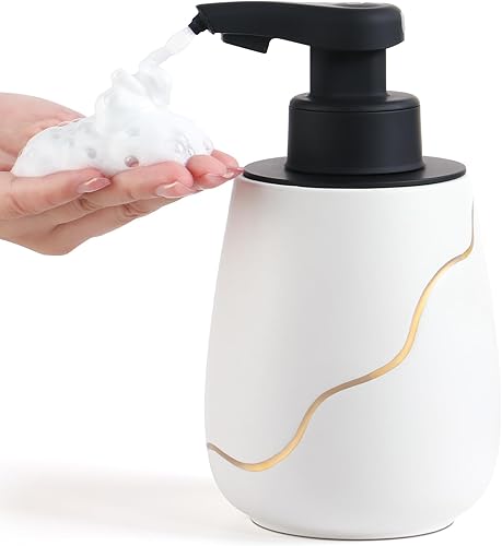 Miniatura 9 de BosilunLife Dispensador automático de jabón para baño, dispensador líquido de manos libres, dispensador eléctrico inteligente de loción y jabón sin