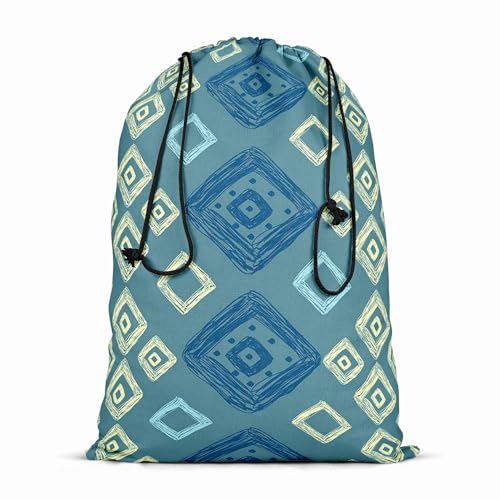 Image of ArtzFolio Geometric Art D2 | Reusable Sack Bag | Bag for Gym, Storage, Vegetable & Travel