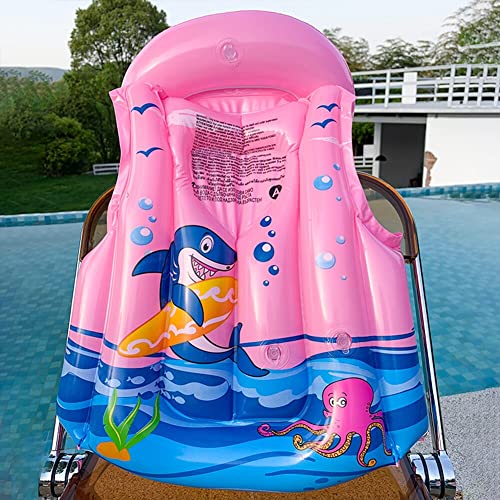 Kids Baby Life Jackets Inflatable Swimming Vest PVC Buoyancy Children