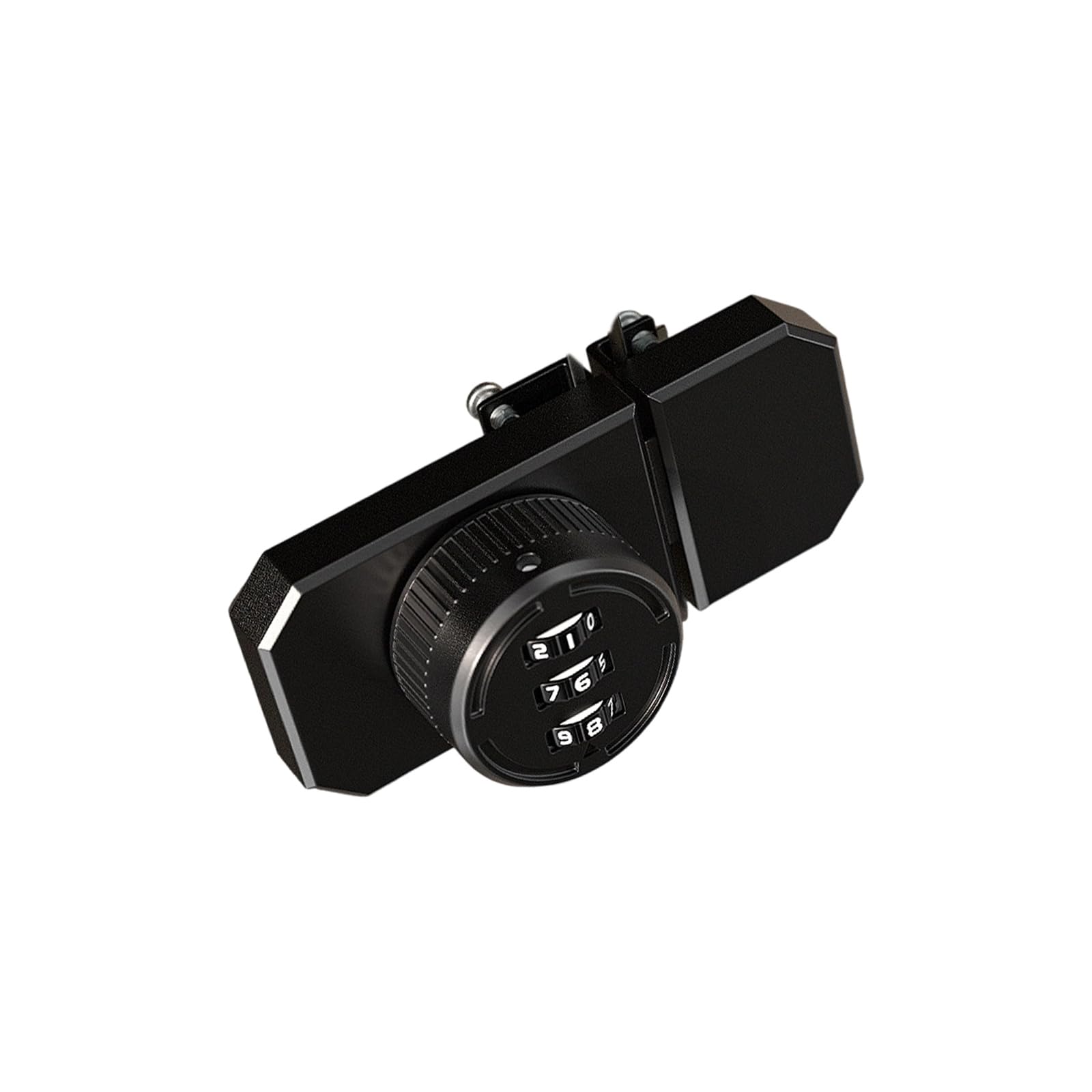 Zbiianxer 208 Double Door Blac Cabinet 3 Digit Combination Glass Door Security Lockable Hasp Locks For Cabinets Barn Door Closet Box Cabinet Keyless