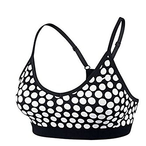 Nike Women's Pro Indy Sports Bra811484 100 Black White
