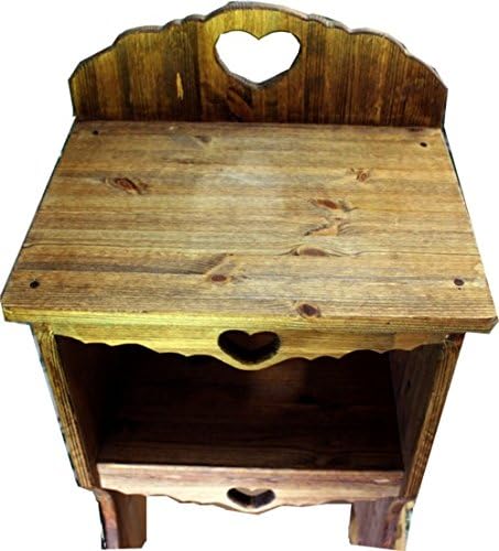 カントリー家具 木製キャビネット 3引き出し 1扉 電話台 花台 チェスト