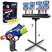 Giochi di Bersaglio Elettronico per Bambini 4 - 9 Anni, Bersaglio Digitale di Altezza Regolabile Ripristino Automatico con Effetto Suono Luce Gioccatolo di Compleanno Natale per Bambini Ragazzi