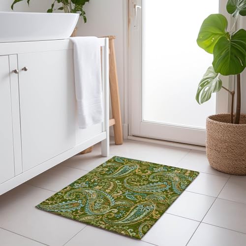 Addison Rugs Chantille ACN533 Verde 51 cm x 76 cm miniatura 2