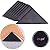 Rug Grippers for Hardwood Floors, ZC GEL Anti Slip Rug Grippers with Non Curling Washable and Reusable Non-Trace Removable Eco-Friendly Carpet Gripper for Tile Floors, Carpets, Floor Mats, Black 8 pcs