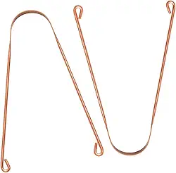 Raspador De Língua Kit 2 Peças 100% Cobre Puro Limpador de Lingua