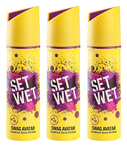Set Wet Swag Avatar Deodorant Spray Perfume for Men, 150ml (Pack of 3)-image-30