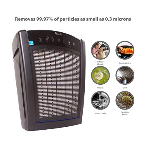 Livepure LP550TH-BLK Bali Series Multi-Room Whole House Large Console Air Purifier, True Hepa Filter Captures Allergens thumb #3