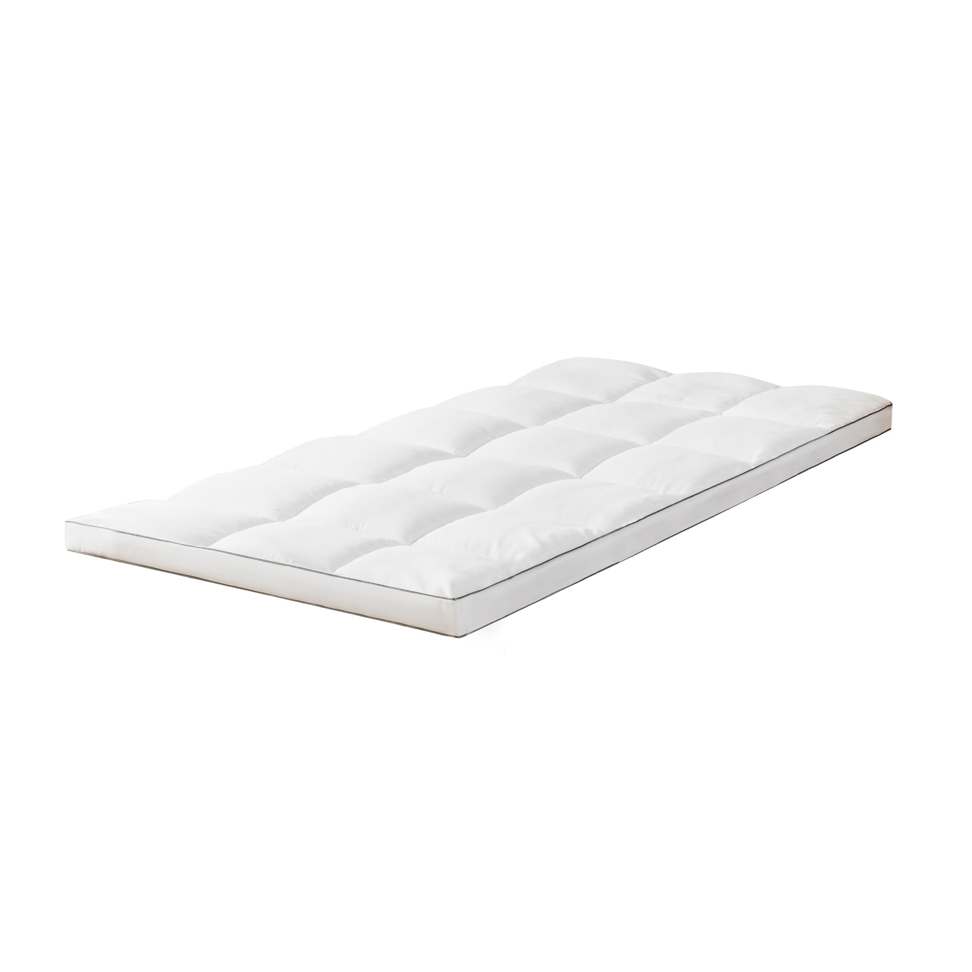 Zinus Mattress Topper, poliester, biały, 200 x 90 cm