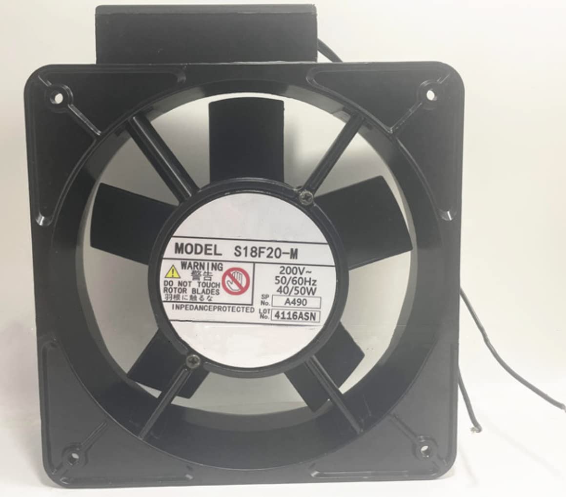 Amazon.co.jp: S18F20-M 200V 40/50W 18065 2線冷却ファン 180X65mm