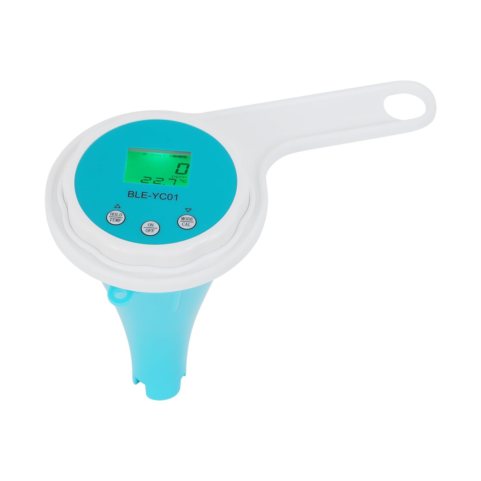Misuratore d'acqua digitale IP67, tester d'acqua potabile con collegamento Bluetooth e app per pH EC TDS ORP TEMP, tester d'acqua portatile 6 in 1, per piscina, acquario, laboratorio acqua potabile