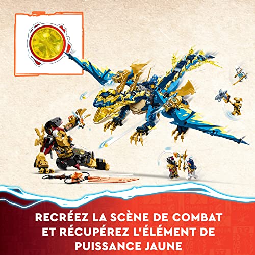 LEGO 71796 Ninjago Le dragon élémentaire vs le robot de 'impératrice - vue 6