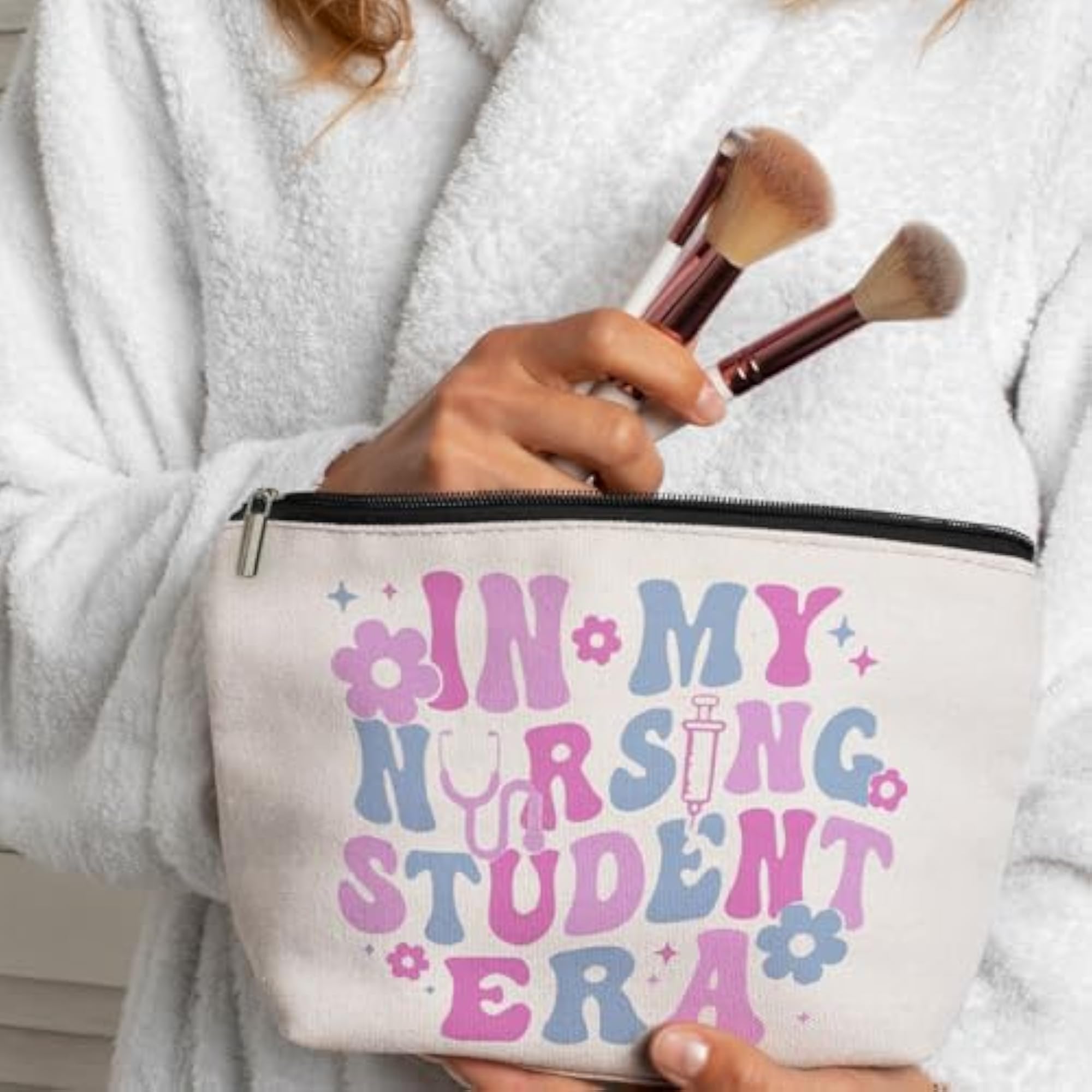 Nurse Makeup Bag Zipper Bag, Graduation Gift for Nurses