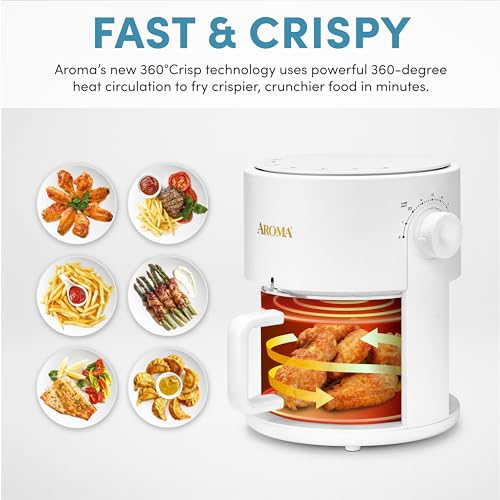 AROMA Glass Air Fryer AAF-360 の商品画像 1
