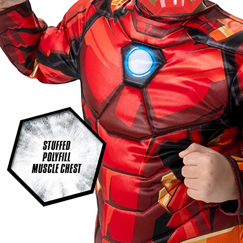 MARVEL Boys Deluxe Iron Man Costume, Kids Tony Stark Superhero Halloween Costume, Child - Officially Licensed - Image 5