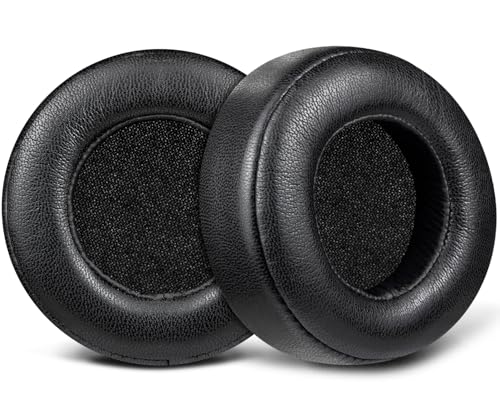 SOULWIT Professional Earpads Cushions Replacement for Beats by Dr.Dre Mixr On-Ear Headphones, Ear Pads with Softer Protein Leather, Noise Isolation Foam - Black