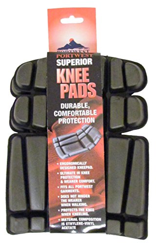 Portwest S156BKR Knee Pad, Regular, Black