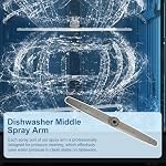DD82-01390A Nozzle Middle Assembly-Dishwasher Spray Arm (Middle)Replacement for Samsung Dishwasher Modle DW80R2031 (Not applicable to other models)Series
