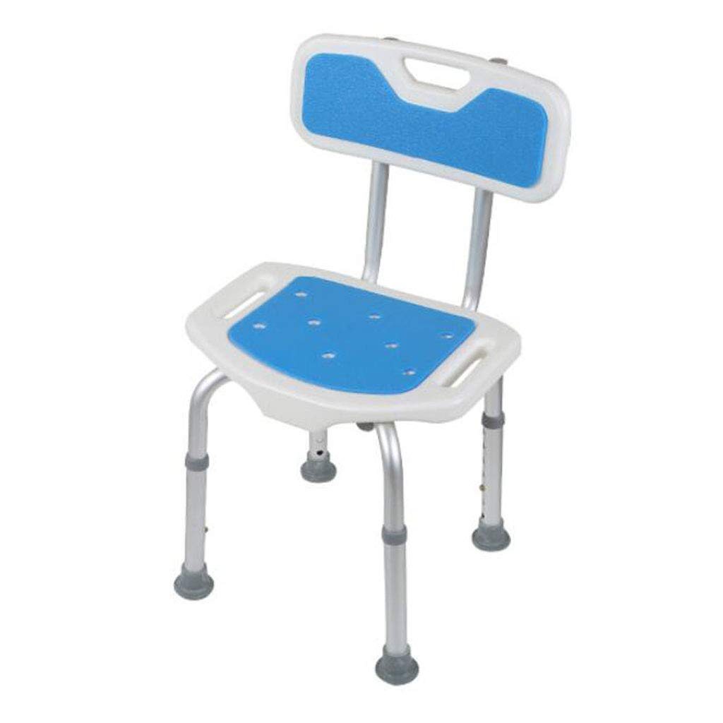 Tabouret de bain réglable CHEWYNP avec dossier rembourré pour douche