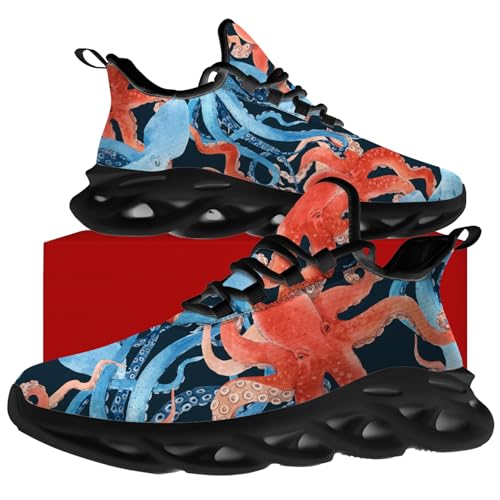 Men's Women's Octopus Shoes Fashion Sneakers Running Walking Tennis Shoes Gifts for Men Women4