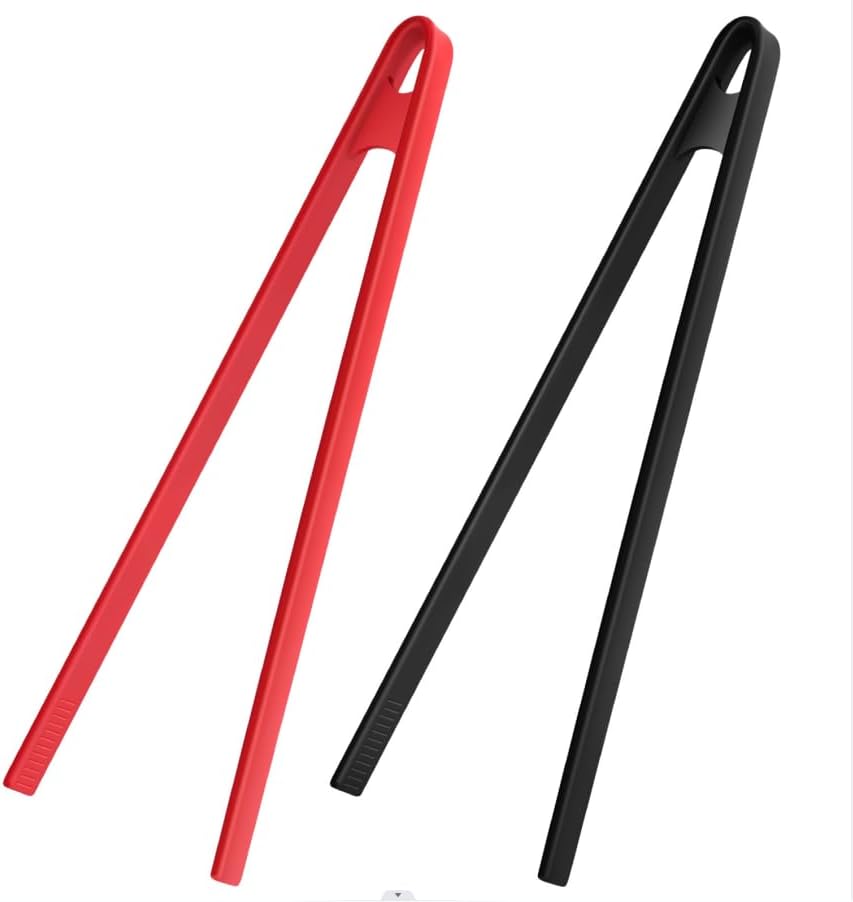 Armrouns 2PCS Silicone Trivet Tongs Antislip, 11.8