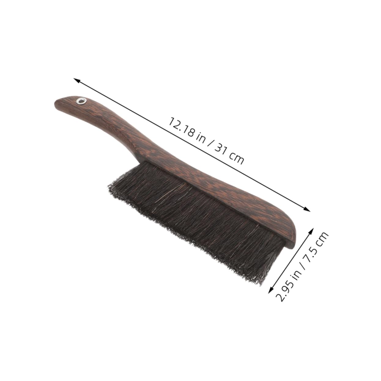 Alipis 2pcs Tail Bed Brush Broom Soft Cleaning Brush Handheld Broom Instrument Cleaning Supply Small Duster Keyboard Duster Brown Horsetail Hair