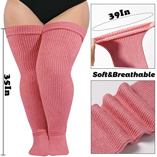 Image of Abodhu Plus Size Thigh High Socks for Thick Thighs Women- Extra Long Widened Extra Long Thick Knit