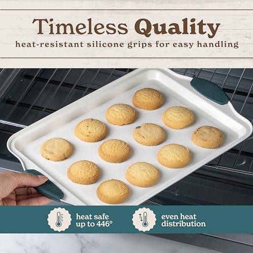 Country Kitchen Nonstick Stackable Bakeware Set - Heavy Duty, Durable, Easy Release Baking Set, Sage, 4 Pcs by Country Kitchen - Image 5