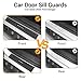 BILOPER Door Sill Guards Compatible with Ford Ranger 2024-2025 2026 Accessories ABS Material Door Sill Protector Plate Decoration Front and Rear Door Pedal Kick Protection