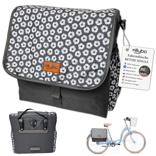millybo BETSIE Single Gepäckträgertasche Fahrradtasche Gepäckträger...