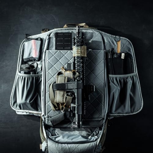 Image of Eberlestock Fade Adapt Pack - EDC Backpack with Expandable Scabbard - Quick Disconnect Weapon Retention Strap - 2,545 C.I. - Black