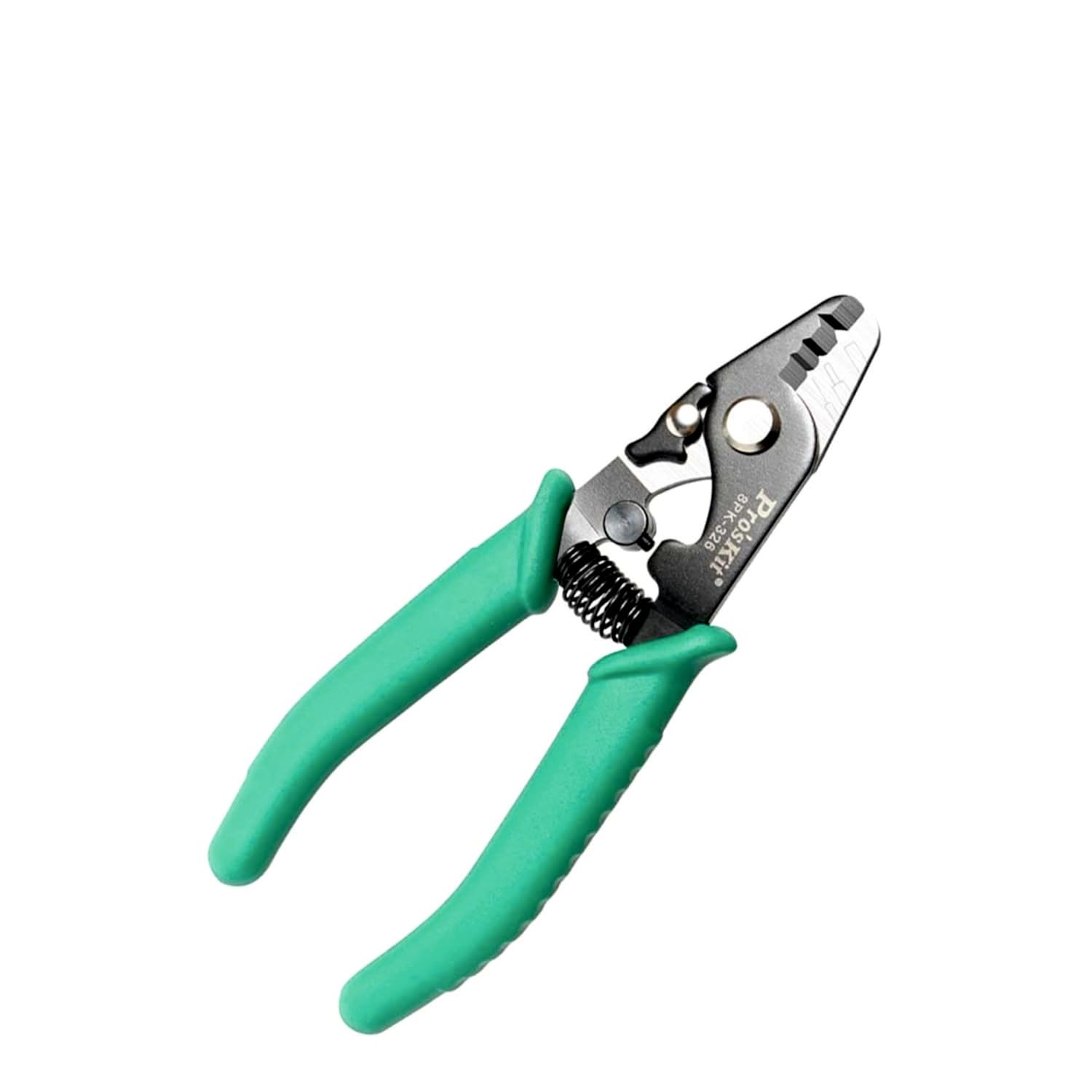 ProsKit 8PK-326 Fiber Optic Stripper 148mm, Carbon Steel 3-Hole
