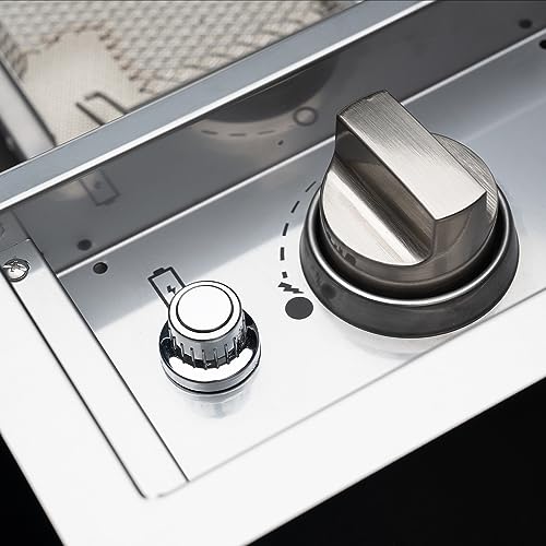 Image of Spire Built-in 18000BTUs Searing Side Burner with Lid, Stainless Steel