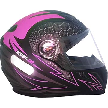 Capacete FW3 GT 2 ROSA NEON FOSCO 60 COM VISEIRA CRISTAL