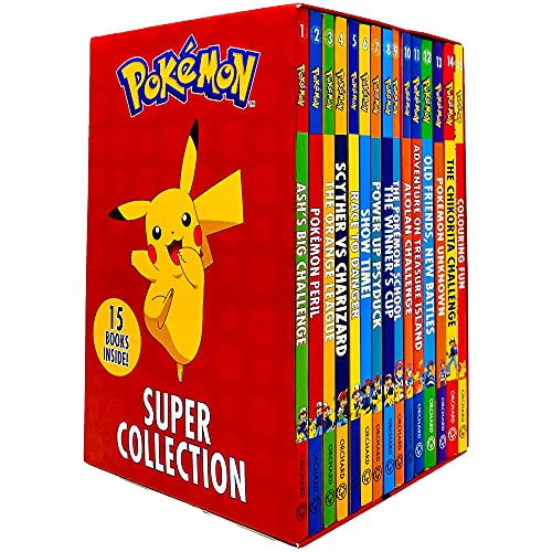 Pokemon Super Collection Series Books 1-15 Box Set