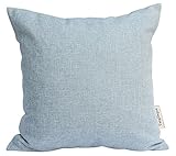 TangDepot Heavy Lined Linen Cushion Cover, Throw Pillow Cover, Euro Shams, European Throw Pillow...