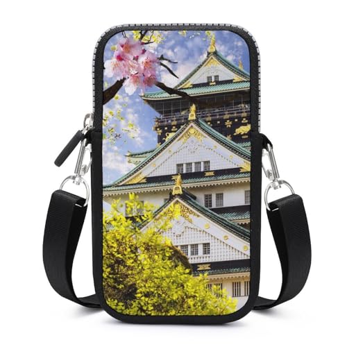 Sac bandoulière téléphone portable portefeuille pochette unisexe mini