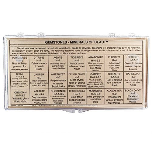 Fantasia Boxed Collection: Natural Gemstone Collection in Presentation Case - Set #1 - Jewels in The Rough