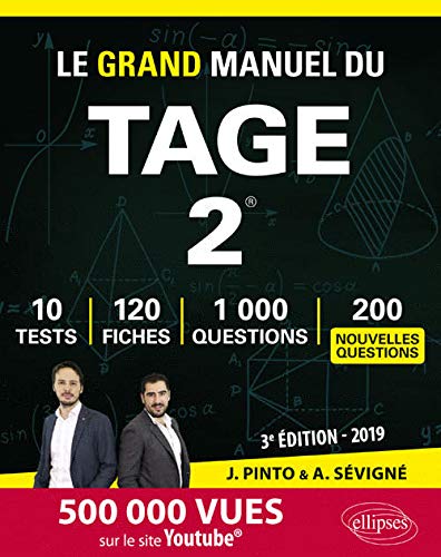 Télécharger Le Grand Manuel du TAGE 2 - 120 fiches de cours, 10 tests blancs, 1000 questions + corrigés en vid Livre eBook France