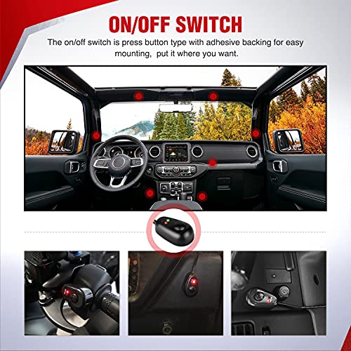 Image of Nilight 10018W 14AWG DT Connector Wiring Harness Kit Bar 12V On Off Switch Power Relay Blade Fuse for Off Road LED Work Light-ONE Lead