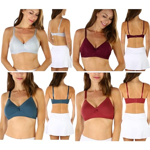 Image of ToBeInStyle Women's 6 Pack Random Selection Padded Support Bras - Sizes 30A to 46DDD