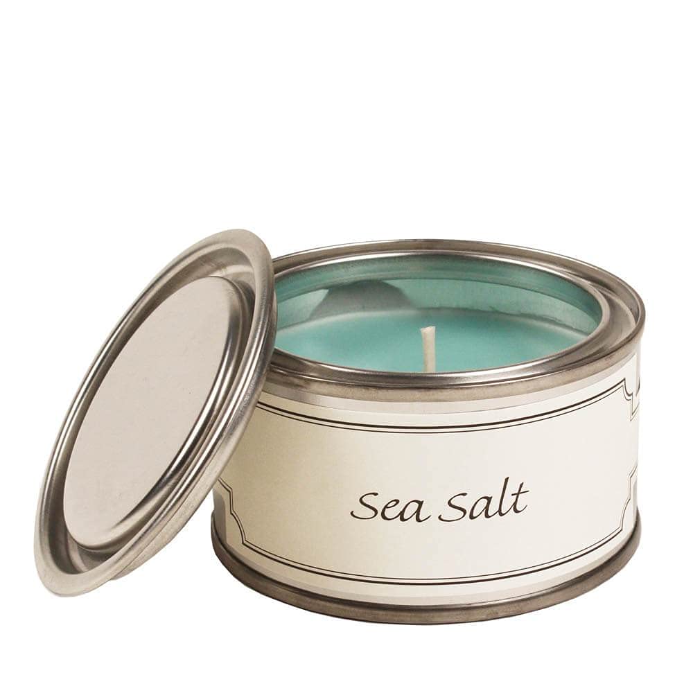 Pintail CandlesPaint Pot Candle (Sea Salt Home Fragrance) Scented Candles Long Burning (14 Hour Burn Time), Hand-Poured Scented Candles Gifts for Women - Genuine Pintail Candle Gift