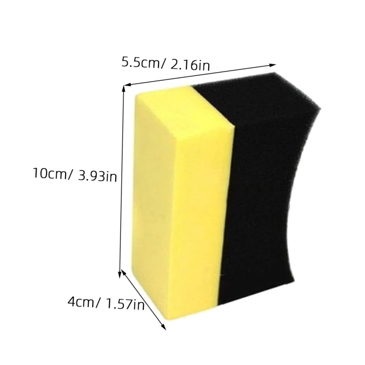 STOBAZA High Absorbency Car Wash Sponge 2 Pack Tire Cleaning Brush for Easy Waxing Polishing