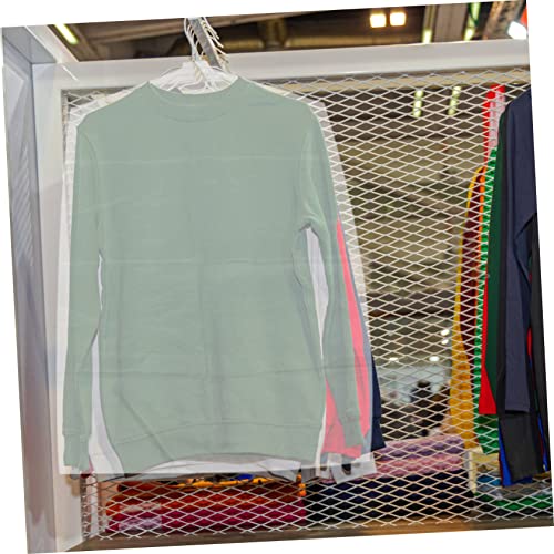 Unomor 10pcs Transparent Clothes Covers for Dry Cleaning Garment Bags with Hanging Design for Home Storage and Clothing Shops Dustproof and Lightweight4