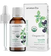 AROMAVITA ImunON Greek Organic Oregano Oil - 86-90% Carvacrol - Extra Strength, Immune and Digest...