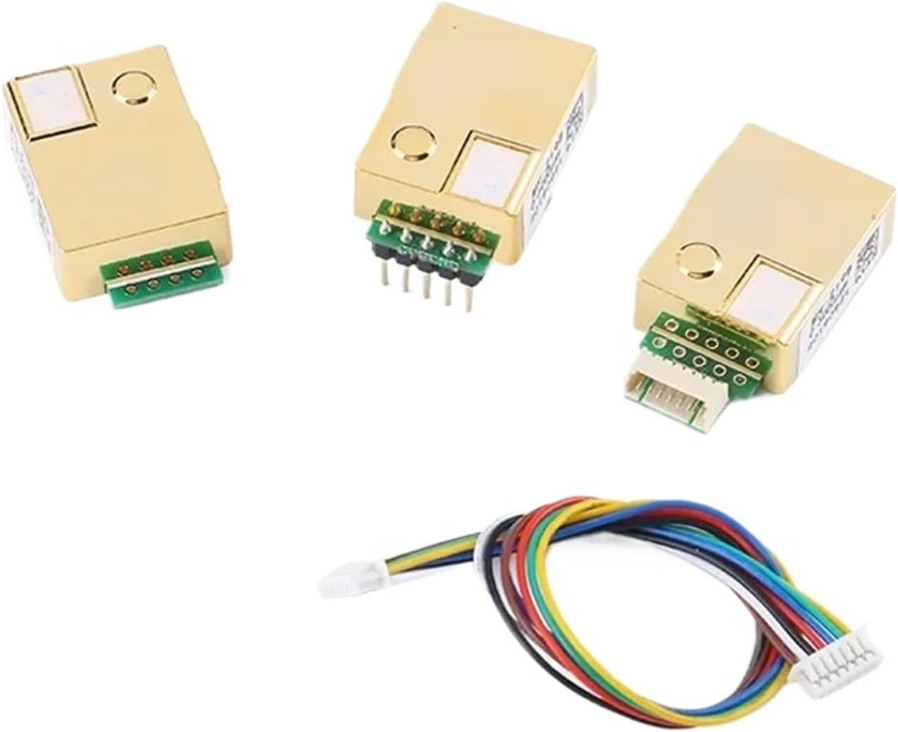 MH-Z19 MH-Z19B Infrared Carbon Dioxide Sensor Module Gas Sensor for Carbon Dioxide Monitor 0-5000ppm 400-5000ppm Z19B(with Cable)