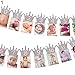 Produktbild Steellwingsf Baby-Fotobanner mit Glitzerkronen für den 1.Geburtstag, monatliches Foto, 112 Monate, Girlande, Wimpelkette, hängende Dekoration für Hochzeit, Geburtstag, Party-Zubehör 1#