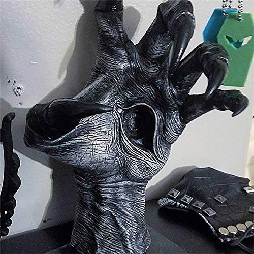 Witch's Demon Hand Wall Hanging Statues,Aesthetic Art Sculpture, Resin Retro Art Hanging Design Mounted Hang Decoration Creative Props For Living Room (Black) #TOP6