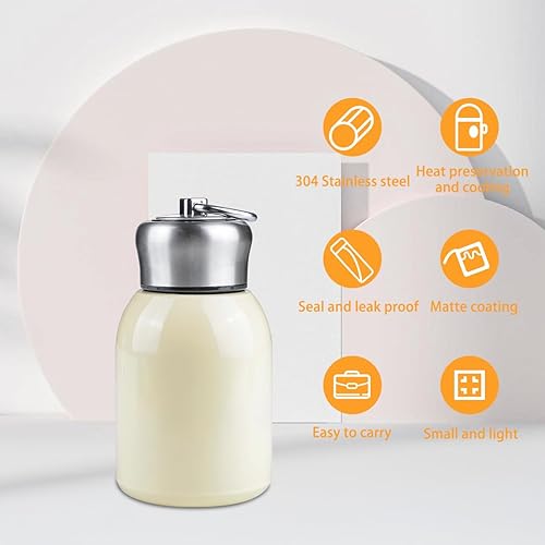 Miniatura 4 de Frigatebird Mini taza térmica, botella de agua de 10 oz10.1 fl oz a prueba de fugas, botellas de agua de acero inoxidable para niños y mujeres, para