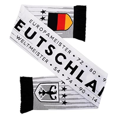 Alemania Deutschland Soccer HD - Bufanda de punto (tricolor) (blanco) | Ya disponible en tu tienda friki favorita! En mundofriki.es!